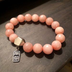 Silpada “Confection” Melon Stretch Bracelet